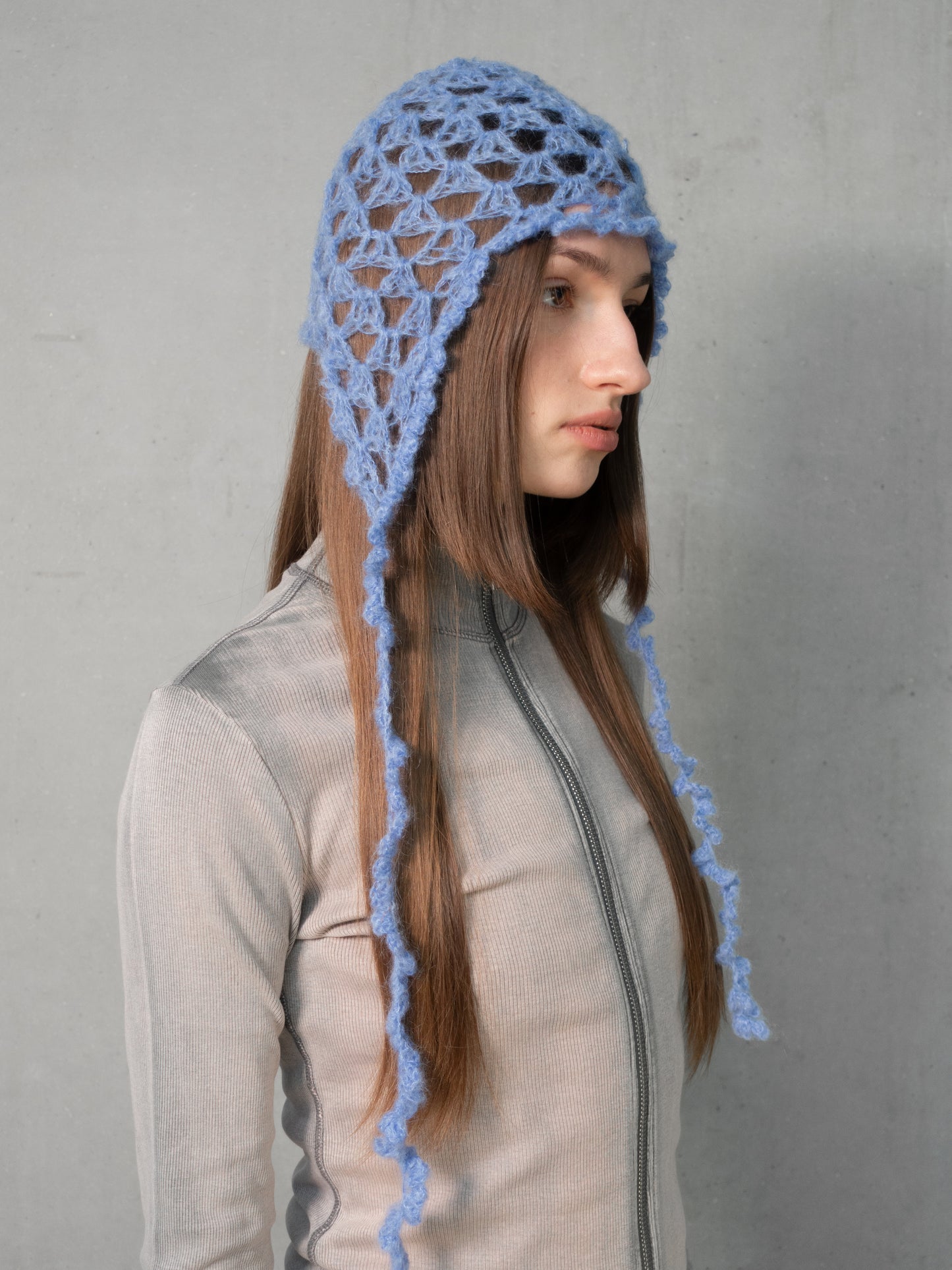 Lace Bonnet Blue